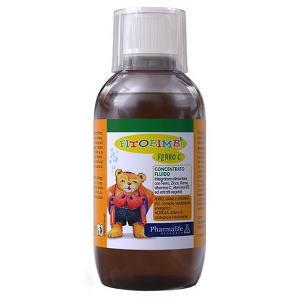 Siro Uống FitoBimbi Ferro C Hỗ Trợ Bổ Sung Sắt Và Kẽm Cho Bé Chai 200ml
