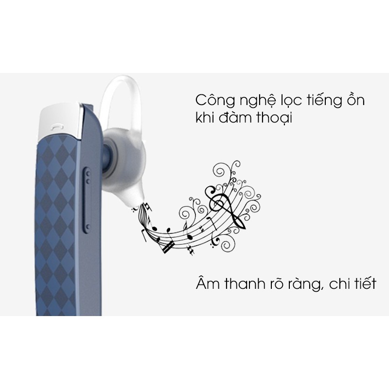 Tai nghe Bluetooth Roman R552X Xanh