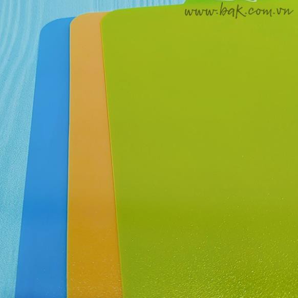 Bộ 3 thớt nhựa dẻo nhiều màu