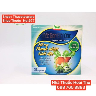 Mát Gan Giải Độc Vshine - Hỗ trợ thanh nhiệt ,mát gan ( Hộp 20 ống)