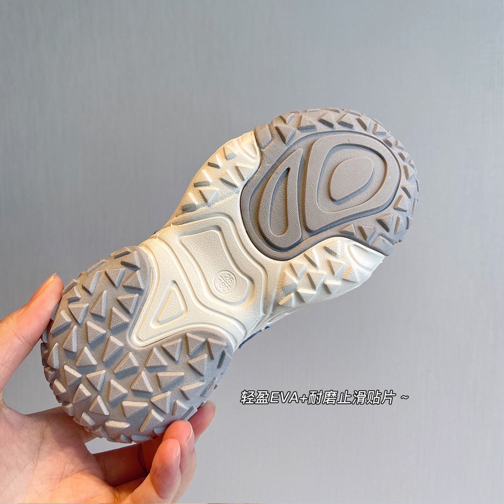 [Giản Dị] Giày Sandal Thể Thao Hở Ngón Đế Mềm Thoáng Khí Khóa Dán Cỡ Vừa Lớn Mùa Hè Dễ Phối Đồ Cho Trẻ Em