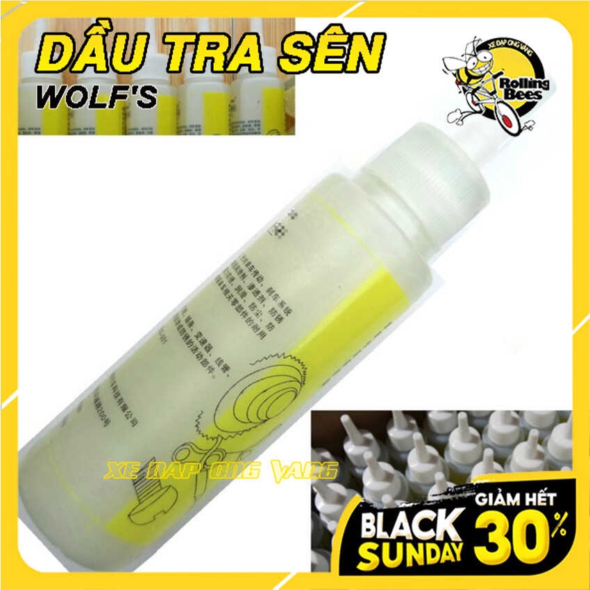 Dầu tra xích xe đạp WOLF'S Hàng Chính Hãng