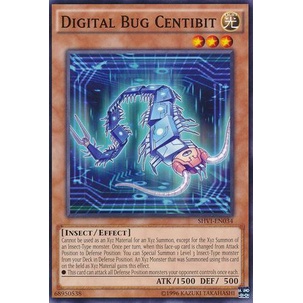 Thẻ bài Yugioh - TCG - Digital Bug Centibit / SHVI-EN034'