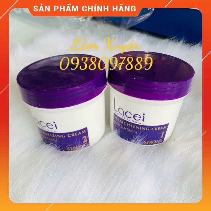 Thuốc duỗi tóc tại nhà CHÍNH HÃNG LACEI COLLAGEN 200ml KHÔNG CẦN KẸP NHIỆT bóng, mềm mượt tóc bổ sung collagen cho toc