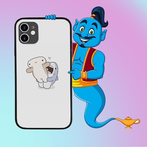 Ốp Lưng Aladin Case Cá Mập Gấu Bông Cá Búa Cho Iphone 6 7 8 Plus 11 12 13 Mini Pro Max X Xr SHA20210006