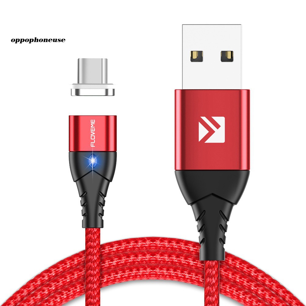 Dây Cáp Sạc Nhanh Từ Tính Loại C Micro Usb 3a Cho Android Ios