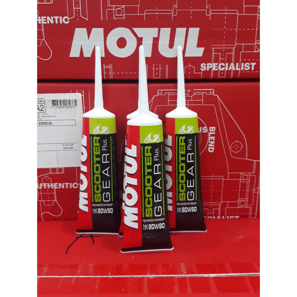 Nhớt láp xe tay ga MOTUL SCOOTER GEAR PLUS 80W90- Nhớt hộp số