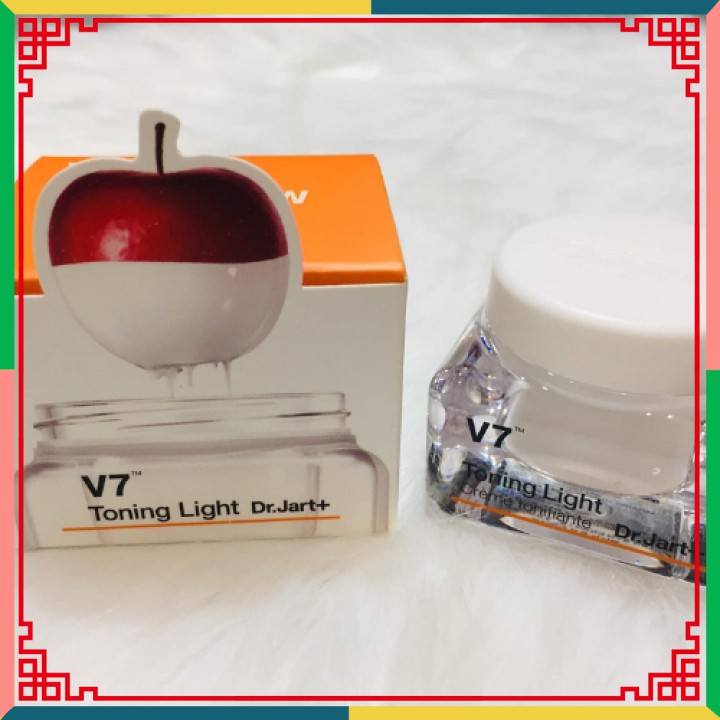 Kem V7 Toning Light Dr Jart Hàn Quốc, Mini Size 10ml, Full Size 50ml, Dưỡng Trắng Hồng Bật Tone [CHÍNH - HÃNG]