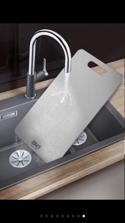 Thớt INOX SUS304, Size 25x35 cm.