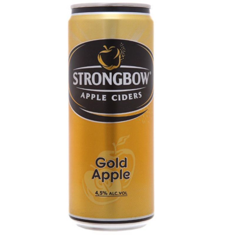 Freeship70K - Thùng 24 lon mix 3 vị Strongbow: táo, dâu đỏ, nho đen 330ml