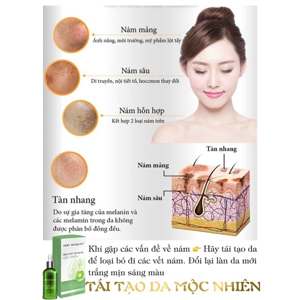 Tái tạo da mộc nhiên đông y ( mua 2 tăng bột rửa mặt giá 150k)