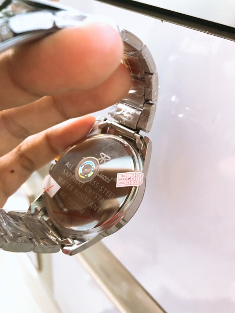 Đồng hồ nam Ray Rucci kính saphia chống trầy,có clip