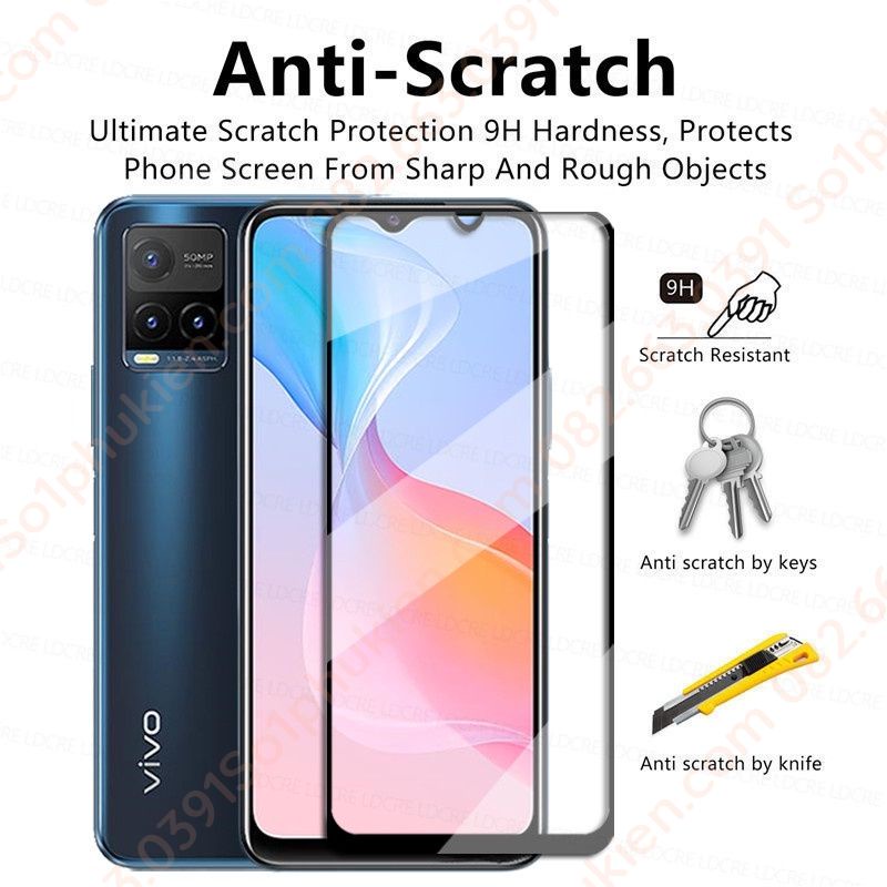 Kính cường lực Vivo Y21 / Y21S / Y33S full màn hình, chuẩn đẹp