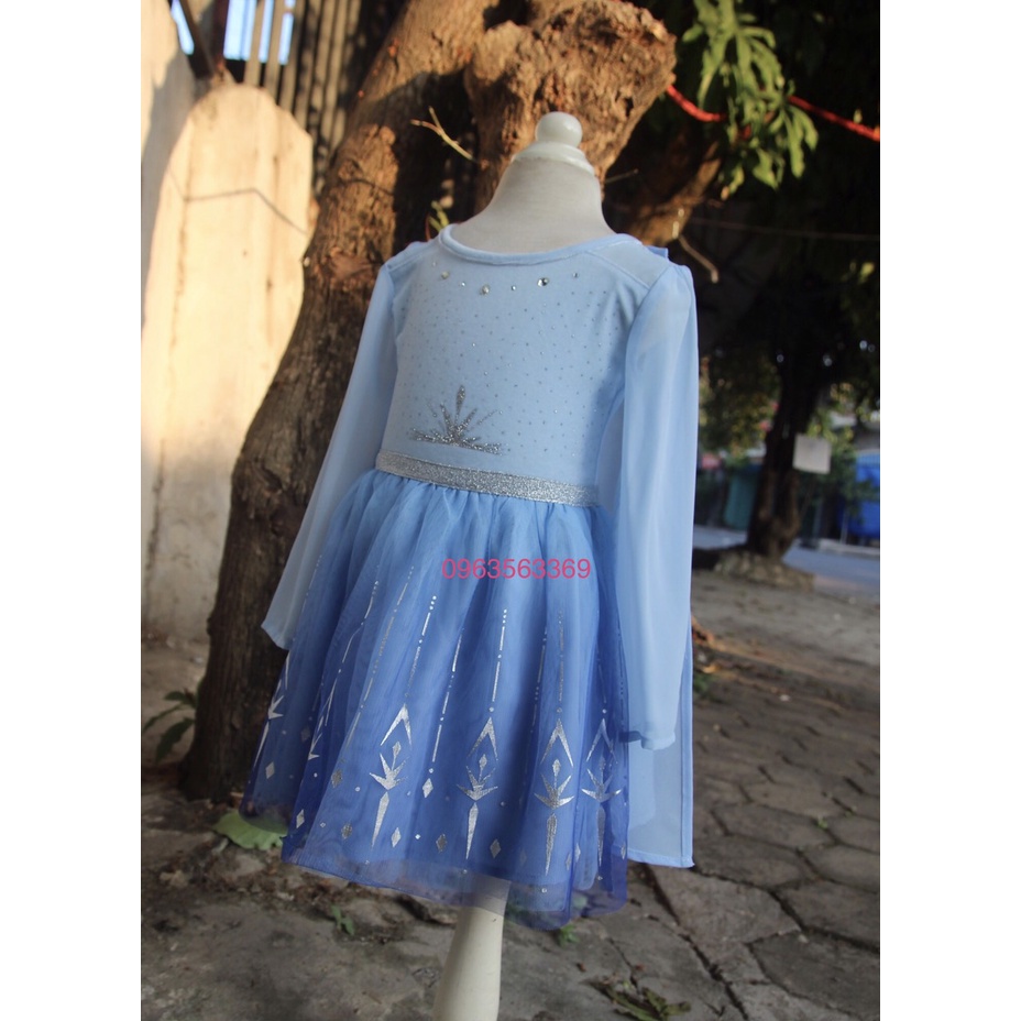 Váy công chúa Elsa Frozel xuất Mỹ xịn chuẩn như hình