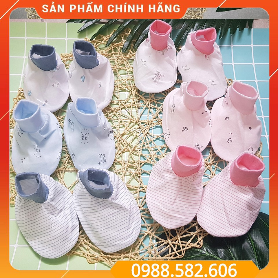 [MIO] Bao Chân MioMio Cho Bé Sơ Sinh Chất Cotton - BTT00134