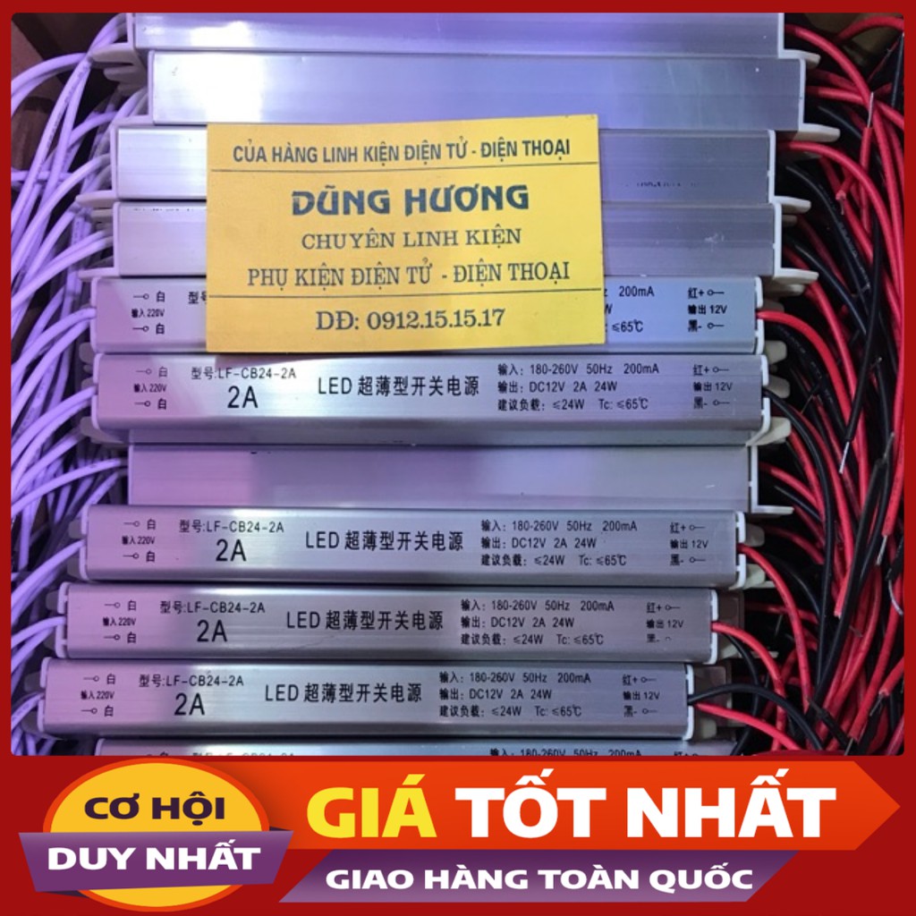 Nguồn thanh 12v_2A Cao Cấp ⭐