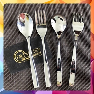 Combo 4 Muỗng nĩa ăn tráng miệng SOLA Switzerland Inox 304 nguyên chất Thuỵ Sỹ Cao Cấp​