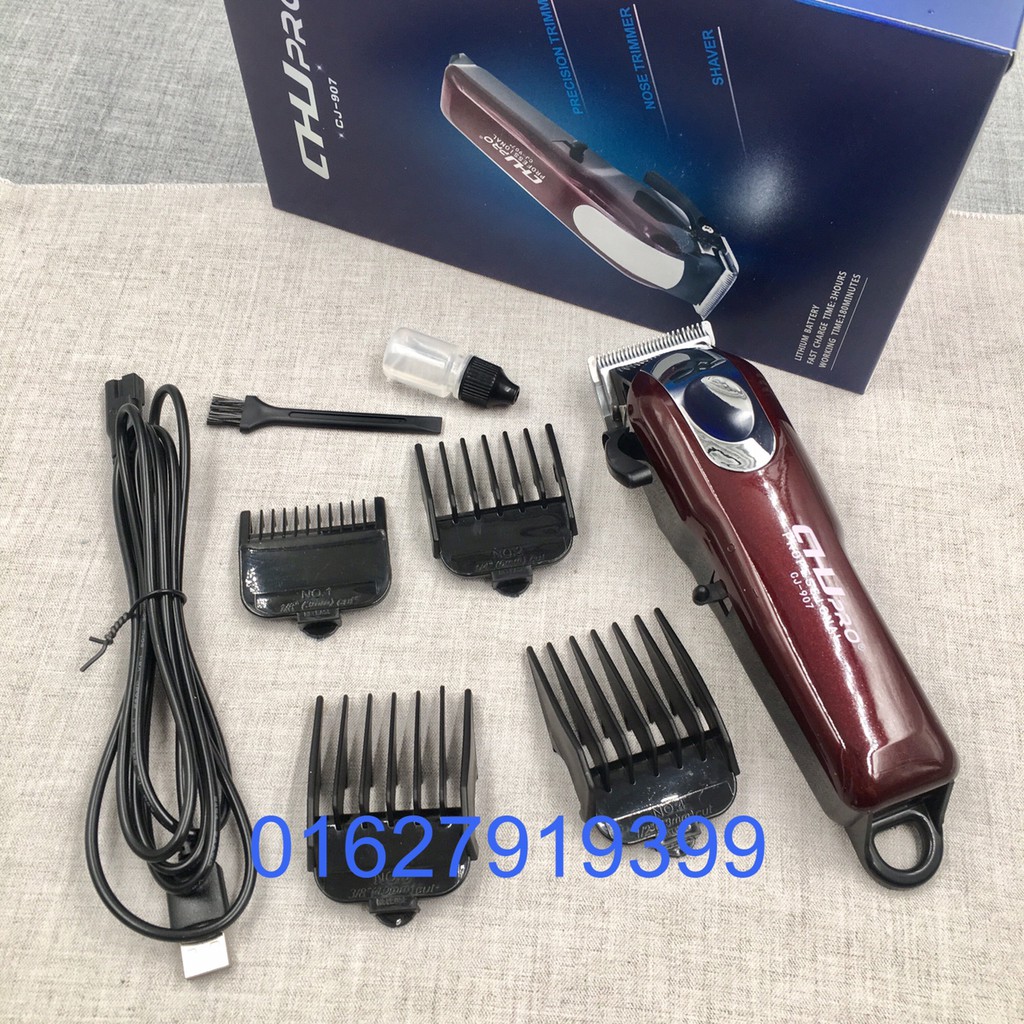 (tặng kèm củ sạc) Tông đơ cắt tóc cao cấp PRO-907