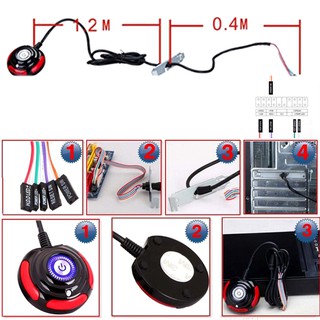 Dây cáp nút bật tắt nguồn máy tính 1.6m