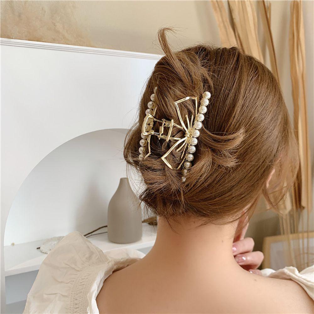 Kẹp Tóc Hình Tai Thỏ Bằng Hợp Kim Phong Cách Hàn Quốc Thanh Lịch Dành Cho Nữ