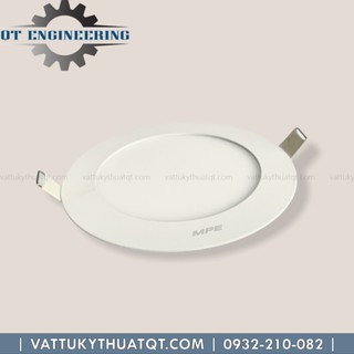 Đèn led panel âm trần tròn 9w mpe
