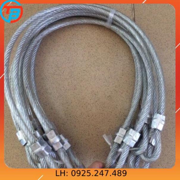 Dây cáp khoá xe chống cắt 60cm, 80cm, 1m cáp thép giá sỉ