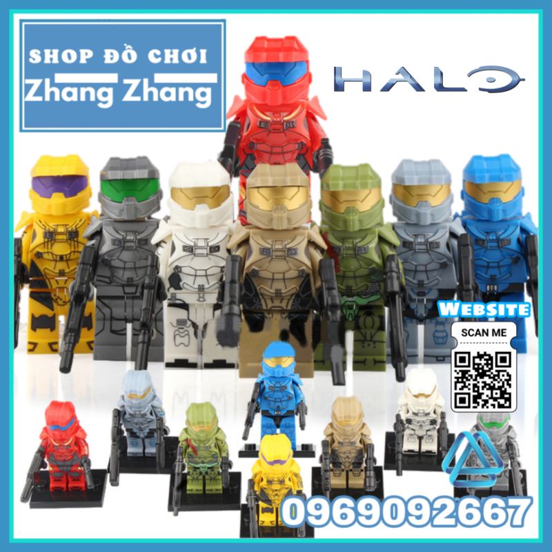 Đồ chơi Xếp hình Halo Warrior siêu chiến binh Minifigures MG0131 0138
