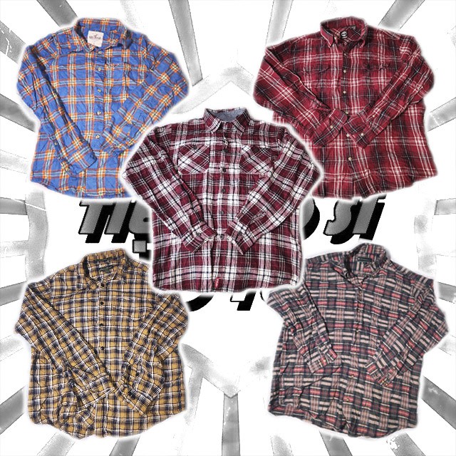 Flanel Mỹ 2hand, Áo sơ mi caro secondhand loại 1 giá rẻ chọn size, chọn ưu tiên màu sắc, không chọn mẫu