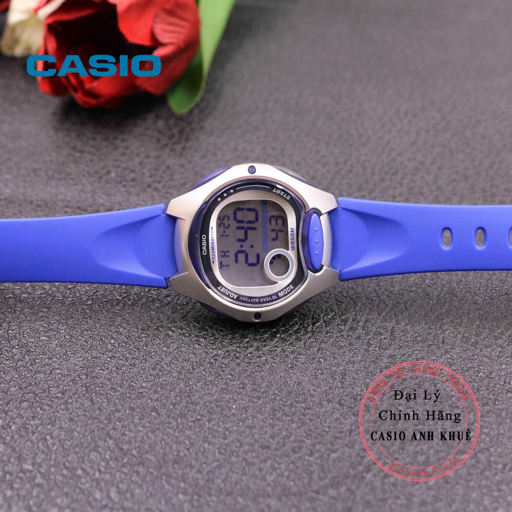 Đồng Hồ Nữ Casio LW-200-2AVDF Dây Nhựa Pin 10 Năm