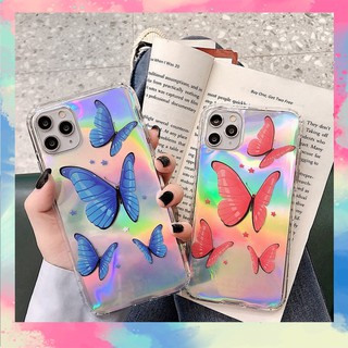 Ốp Lưng Oppo Silicon Chống Sốc chống bẩn Phản Quang Butterfly - C041