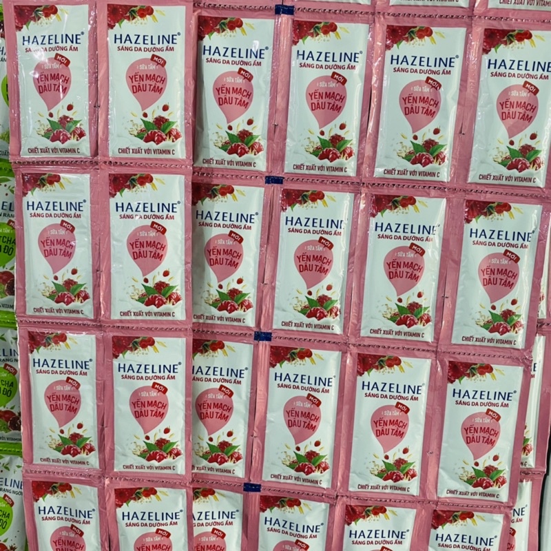 Sữa Tắm Dưỡng Da HAZELINE Dây 4.5g x 12 Gói
