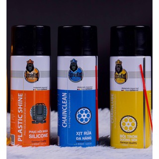 Combo 🥇SprayKing🥇 Rửa sên, Bôi trơn, Phục hồi nhựa nhám