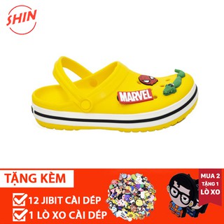 dép cross khủng long nenon vàng chanh💖FREESHIP💖dép cross khủng long bít đầu hotrend BAN03