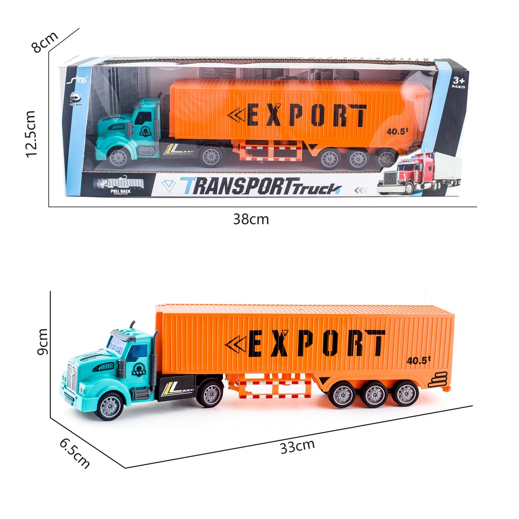 Mô Hình Xe Tải Vận Chuyển Hạng Nặng Độc Đáo