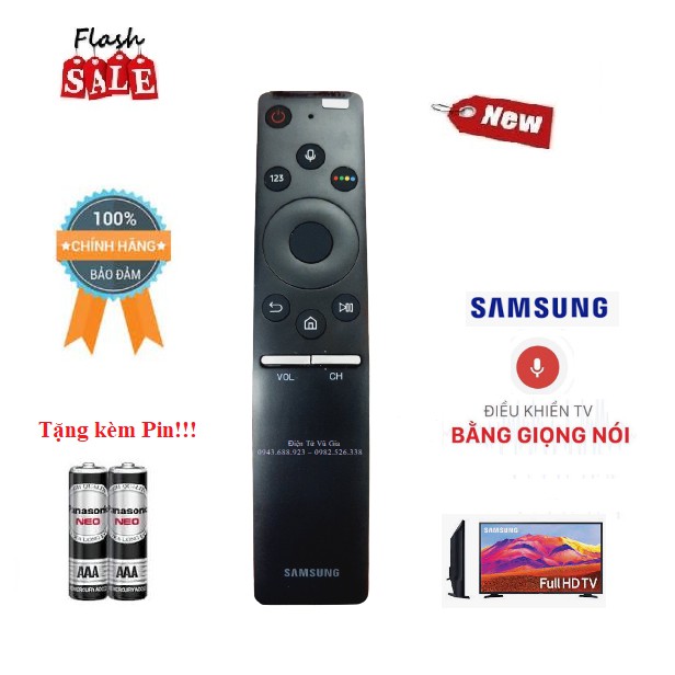 Remote Điều khiển TIVI SAMSUNG SMART BN59-01266A giọng nói- Hàng chính hãng mới 100% Tặng kèm Pin