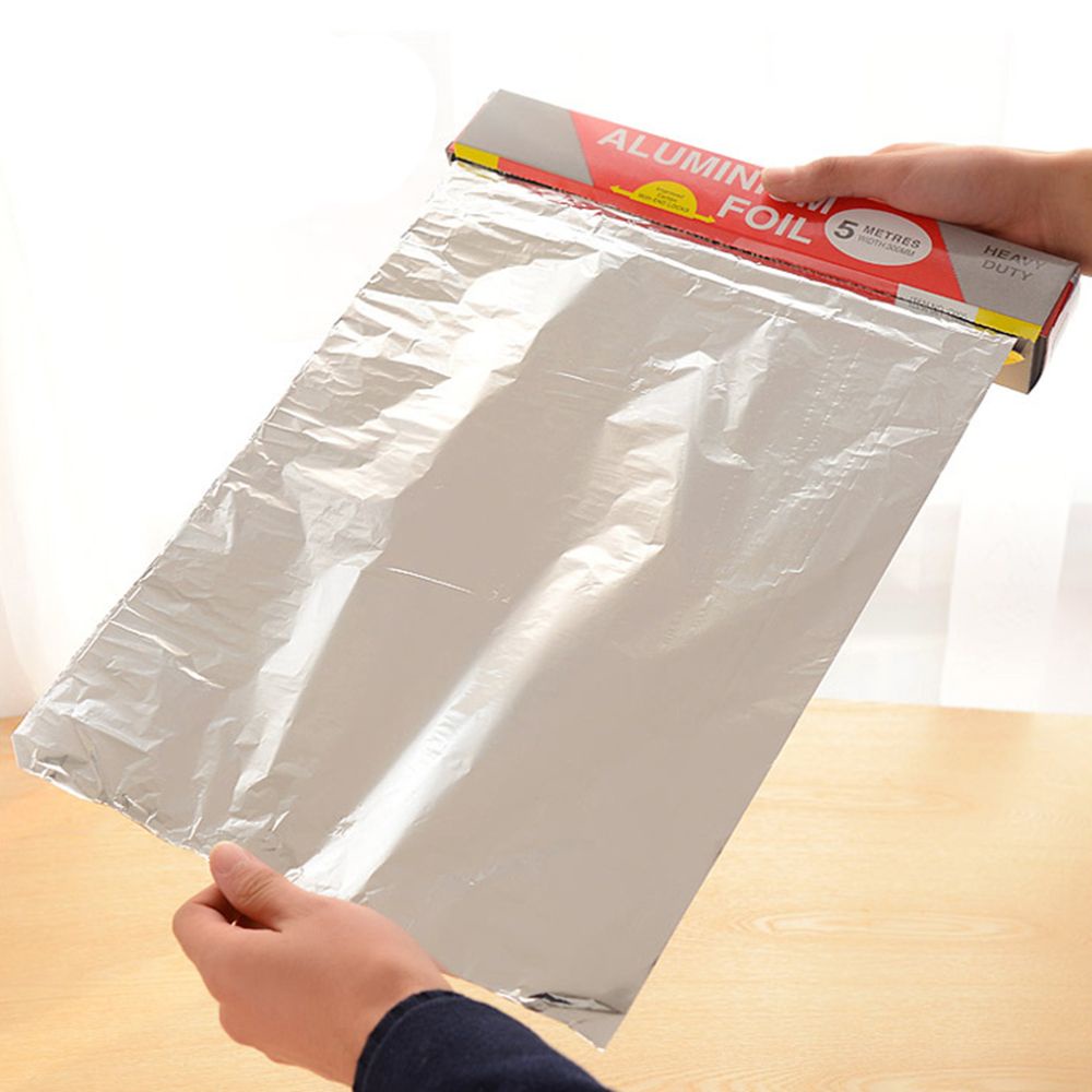 Cuộn giấy lá nhôm dày dặn kháng nhiệt độ cao dùng một lần cho lò nướng