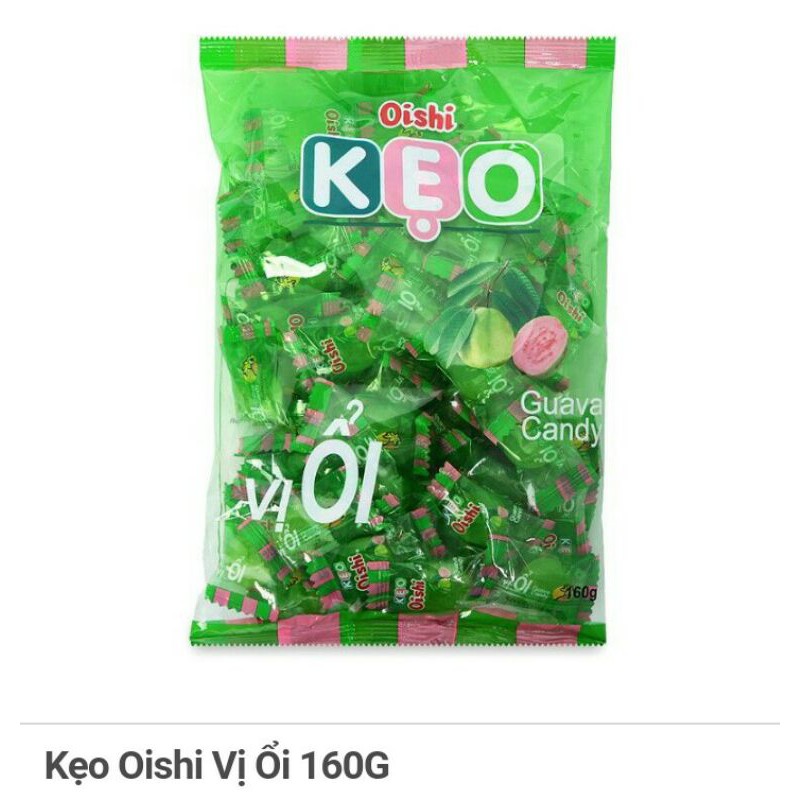 Kẹo Oishi vị ổi/bạc hà/soda chanh đá/ thập cẩm 160g