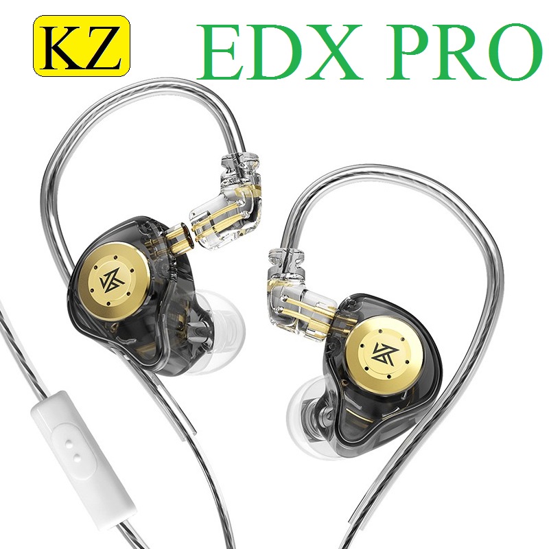 tai nghe dây KZ EDX pro loại tai nghe nhét tai có mic dây rời