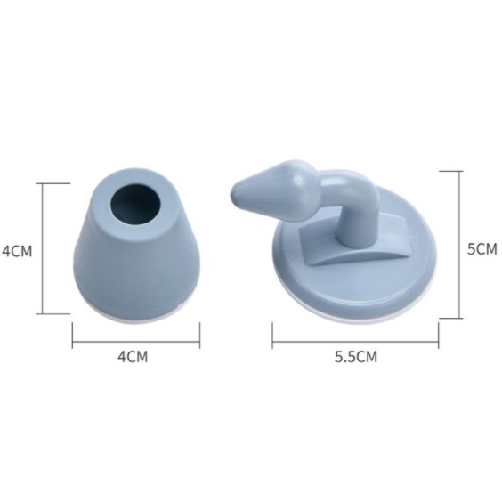 Nút chặn cửa hút cửa chống sập, kẹt tay giảm va đập