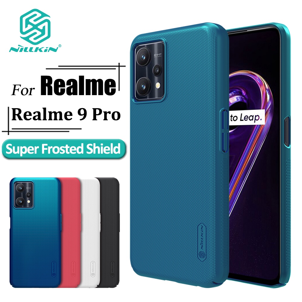 Ốp điện thoại NILLKIN bằng PC cứng siêu mỏng mặt nhám chống sốc chống để lại dấu vân tay cho Realme 9 Pro