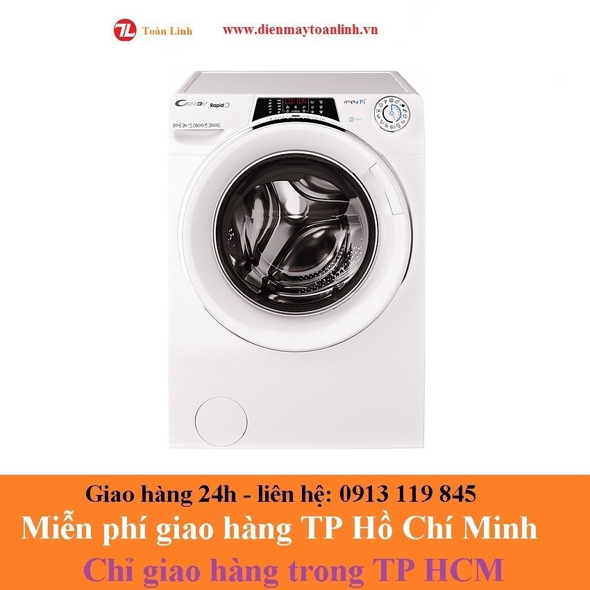 Máy giặt sấy Candy ROW 4966DWHC\1-S (9Kg) Wifi Bluetooth ( dòng Rapido)