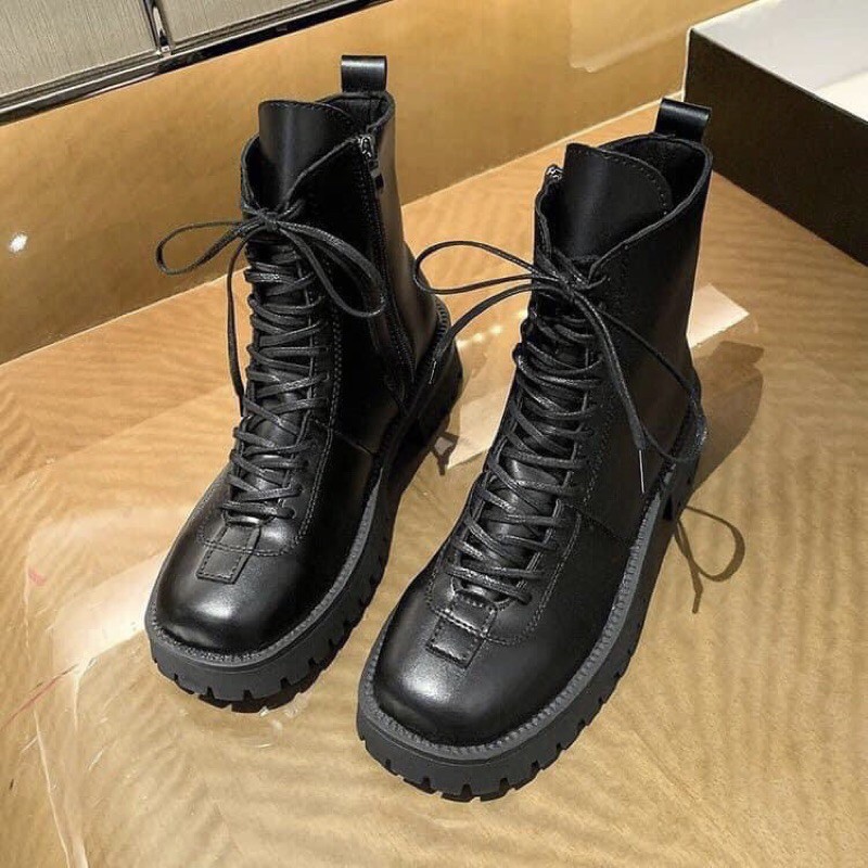 {ORDER} Giày Boot ulzzang nhiều dây Bốt Martin Đế Dày Kiểu Anh Thời Trang Thu Đông 2020 Cho Nữ boot | BigBuy360 - bigbuy360.vn