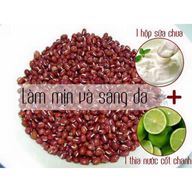 100g bột đậu đỏ xay dùng để tắm trắng, tẩy da chết handmade