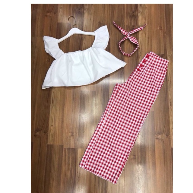 Sét áo Peplum quần Caro Cullost ( ảnh chụp thật sp )