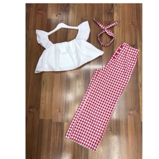 Sét áo Peplum quần Caro Cullost
