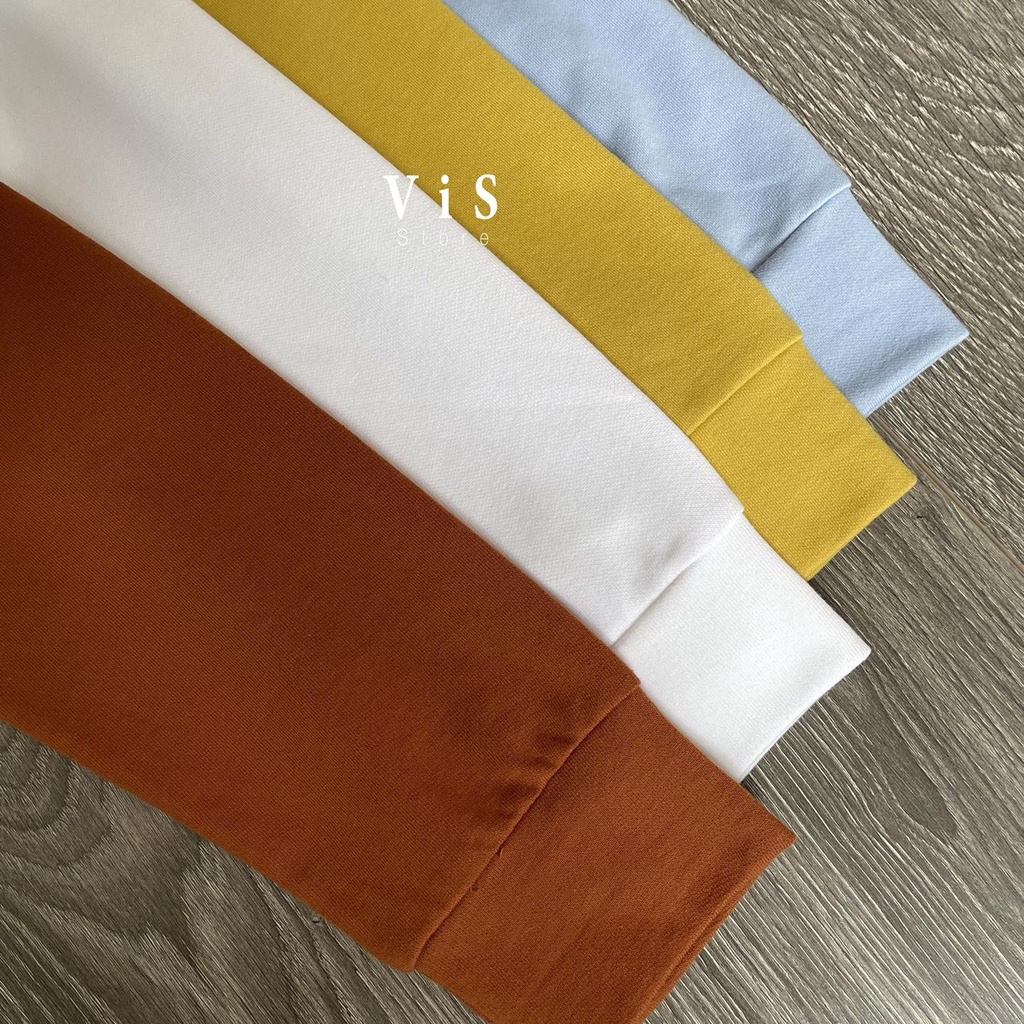 Áo sweater nỉ nữ tay dài