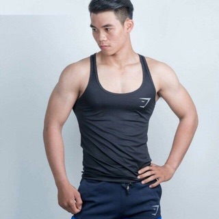 Áo gym shark nam body