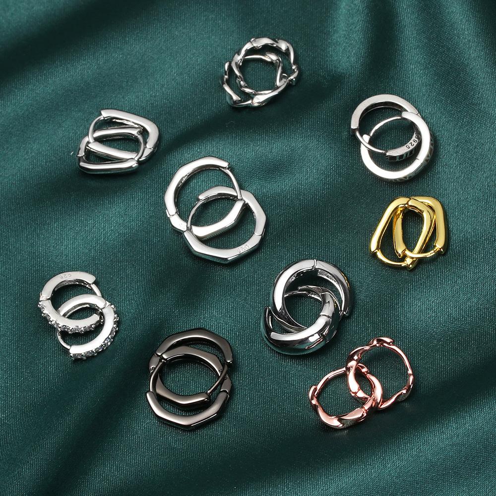 MIH Bông Tai Dạng Vòng Thời Trang Cho Nữ