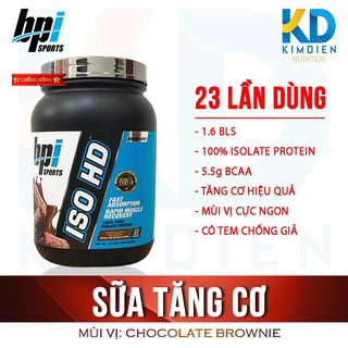 ISO HD 100% PURE ISOLATE PROTEIN - SỮA WHEY HỖ TRỢ TĂNG CƠ BẮP 1.6LBS