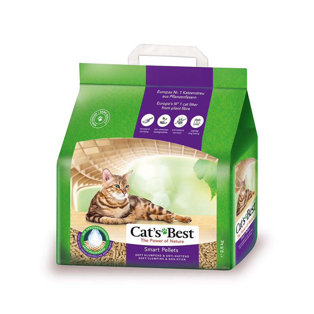 Cát vệ sinh cho mèo - Cat's Best - Smart Pellets loại 2.5kg